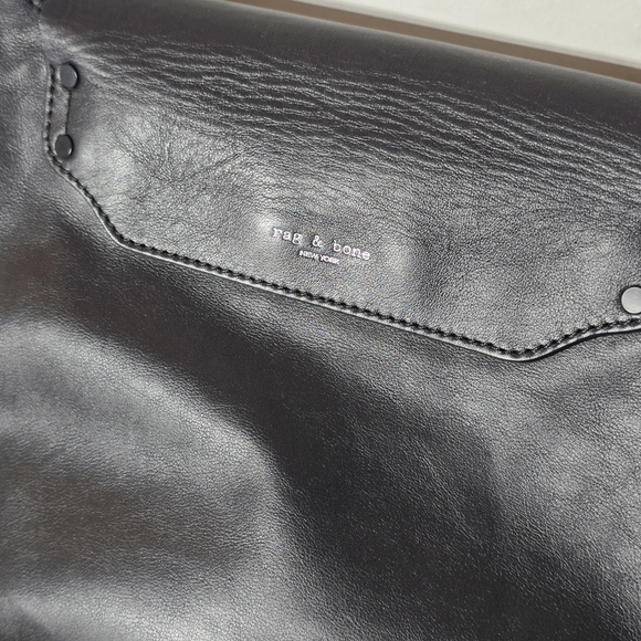 Rag & Bone Black and Leopard Crossbody Bag - Picture 4 of 14